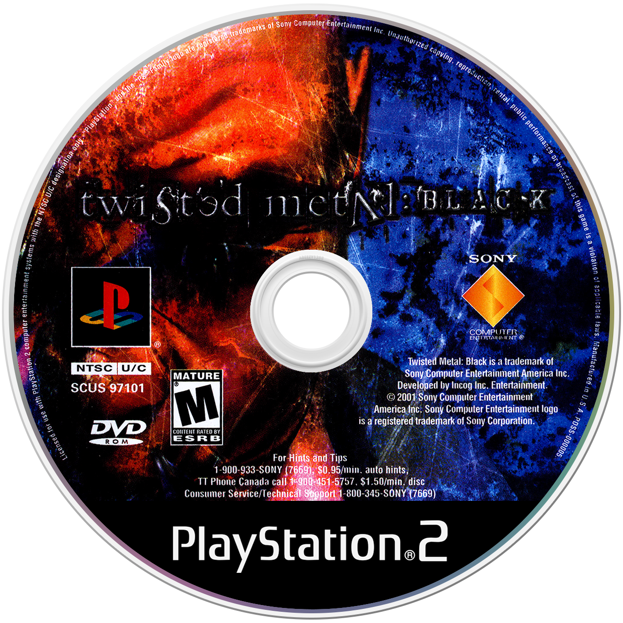 Twisted Metal Black media 8 for Playstation 2